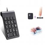 Мини-клавиатура беспроводная @LUX K319G NumPad Slim, Black, USB