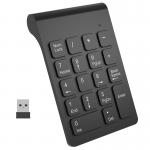 Мини-клавиатура беспроводная @LUX K319G NumPad Slim, Black, USB