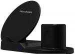 Док-Станция беспроводная wireless fast charger 3in1, для смартфона, часов, наушников