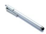 Стилус-Ручкa @LUX 007  SILVER, для всех Capacity/Resistive TOUCHSCREEN металический выглядит как шариковая ручка, RetailPack