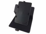 Обложка-Чехол-Подставка для планшета 7" @LUX TL-571 пресс-Кожа, цвет: чёрный (вн: черный), разм: 200*130*20мм, крепление магнит, подставка, вращение SoftPack 