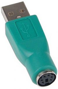 Перехідник USB to PS / 2 (Адаптер з USB (вилка) на PS / 2 (гніздо)); працюють з USB сумісними; OEMpack