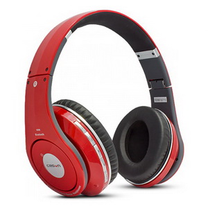 Crown Купить - Наушники CMBH-9288 Bluetooth, red, складные (Bluetooth: 2.1 + EDR, hands free, 32 Ом, 20 Гц-20.000 Гц, Li-Pol 300mAh, Jack 3.5мм stereo - 1.3м). Цена, обзор, характеристики, описание, фото, Доставка по Украине. Донецк, Херсон, Симферополь, 