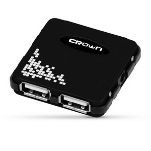 Crown Купить - Хаб USB CROWN CMH-B07. Цена, обзор, характеристики, описание, фото, Доставка по Украине. Киев, Донецк, Львов, Днепропетровск, Ивано-франковск, Каменец-Подольский, Луганск, Харьков, Херсон, Николаев, Одесса, Запорожье.