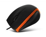 Компьютерная мышь CMM-009 black/orange