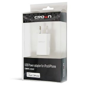 USB: Купить Блок питания CROWN CMWC-9242 black (9342) USB адаптер для iPod/iPhone. Доставка по Украине. Киев, Одесса, Днепропетровск, Львов, Николаев, Бердянск, Донецк, Херсон, Симферополь, Севастополь, Харьков,