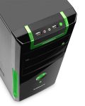 Корпус Miditower CROWN CMС-33 black/green ATX (CM-PS500W) Superior