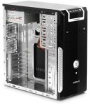 Корпус Miditower CROWN CMС-33 black/silver ATX (CM-PS500W) Superior