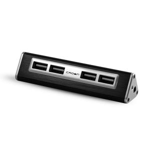 USB: Здесь купить Концентратор (Хаб) CROWN CMH-B21 black 4-х портовый компактный USB HAB 2.0. Корпус - фольгированный пластик.CMH-B21. Доставка по Украине. Киев, Донецк, Львов, Днепропетровск, Ивано-франковск, Каменец-Подольский, Луганск, Харьков, Херсон,