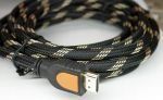 Кабель HDMI to HDMI 19PM/M 5m Black, позолоченные, черная оплетка, феррит