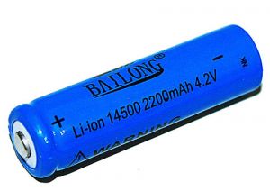 Аккумулятор Li-Ion BAILONG 14500 3,7v 2200mAH ― USB Здесь!