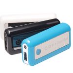 Универсальный Банк заряда (PowerBank) @LUX™ PowerLux AYP-561   5600mAh/5.3V Blue Acrylic; ИНДИКАТОР заряда; ФОНАРИК; 8 переходников  питания + USB cable