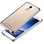 Силиконовый чехол Premium Meizu M3 Note прозрачный с чёрной рамкой