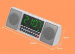 Bluetooth-Колонка UBS-215 LED CLOCK с будильником.