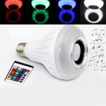 Bluetooth-Колонка UBS-E27 LED Bulb с многоцветной подсветкой.