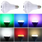 Bluetooth-Колонка UBS-E27 LED Bulb с многоцветной подсветкой.