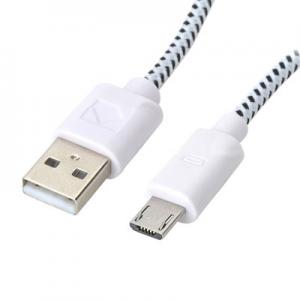 Кабель micro USB (2.0) 1m (плетёный) для SAMSUNG,GALAXY,Tab,Note,HTC One,Sony Experia,Motorola,Huawei. Доставка в Киеве, по Украине: Донецк, Львов, Днепропетровск, Ивано-франковск, Каменец, Луганск, Харьков, Херсон