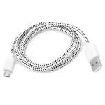 Кабель micro USB (2.0) 1m (плетёный)