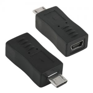 Переходник Luxpad mini USB to miсro USB (AA-AF) - Купить в фирменном магазине @Shop: с доставкой в Киев, Одесса, Кривой Рог, Днепропетровск, Харьков, Херсон, Львов и т.д.