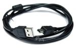 Кабель @LUX™ mini USB (2.0) 0,9m ferrite