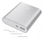 Универсальный Банк заряда (PowerBank) Xiaomi 10 400 mAh Aluminum