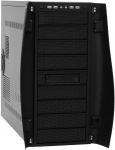 Корпус Fulltower CROWN CMC-D26 black/grey + blue highlight ATX (CM-PS500W) Superior