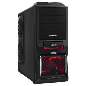 Crown Купить - Корпус Bigtower CROWN CMC-GS721 black ATX w/o ps. Цена, обзор, характеристики, описание, фото, Доставка по Украине. Киев, Донецк, Львов, Днепропетровск, Ивано-франковск, Каменец-Подольский, Луганск, Харьков, Херсон, Николаев, Одесса, Запоро