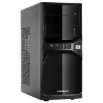 Корпус Miditower CROWN CMC-SM600 black/silver ATX (CM-PS400w smart)