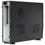 Корпус Slim CROWN CM-MC-02 black/red  ATX (CM-PS350)