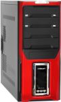 Корпус Fulltower CROWN CMC-D28 red/LCD display ATX (CM-PS500W) Superior