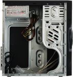 Корпус Miditower CROWN CMC-SM601 black/silver ATX (CM-PS450w smart)