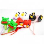 Наушники Angry Birds In-Ear Розовые