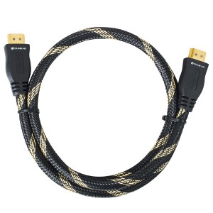 Кабель HDMI to HDMI 19PM/M 5m Black, позолоченные, черная оплетка, феррит