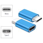Адаптер-Переходник micro USB to Type-C Aluminum