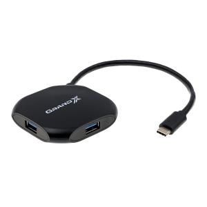 USB: Здесь купить подарок к ноутбуку, а не искать USB хаб Grand-X Travel TypeC 4 порти USB3.1 (GH-417). Доставка по Украине. Луцк, Херсон, Ужгород, Винница, Харьков, Ивано-франковск,Киев, Одесса, Днепр, Львов, Николаев, Бердянск, 