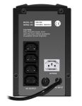 Источник бесперебойного питания CROWN CMU-1200VA    (1200VA/720W, AVR 145-280V, 2*12V/9AH)