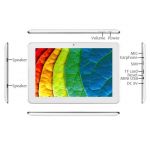 Планшетный ПК Luxpad™ 7015 QuadCore 3G IPS GPS White, 10.1"