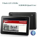 Планшетный ПК AllWinner 9A33 QuadCore, 9"