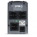 Источник бесперебойного питания CROWN CMU-1200VA euro    (1200VA/720W, AVR 145-280V, 2*12V/9AH, CEE 7/7(евророзетки))