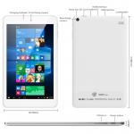 Планшет 8.0" CUBE iWork8 Ultimate (U81GT) (DualBoot: Win+And)