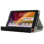 Планшет CROWN CM-B702 7 дюймов, 1024Mb DDR3,Allvinner A23 Dual-Core, 1.2Ghz*2, 8GB, IPS, 1024*600, две камеры: 0,3МПк/2,0Мпк, WIFI 802.1  Micro USB, HDMI, 2500mAh, 9мм(кож.чехол,защит.пленка,OTG каб) черный