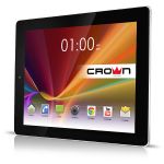 Планшет CROWN CM-B902 Display: 9.7" 1024*768  IPS  MTK8389 Quadcore 1.2ghz , RAM: 1GB FLASH: 16GB Camera: front 0.3M,back 2mp with AF 3G: WCDMA 2100MHZ, GSM 850/900/1800/1900; WIFI, 802.11 b/g/n,  battery 6100mAH built in GPS and bluetooth 4.0, Android 4.